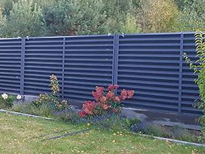 Забор жалюзи